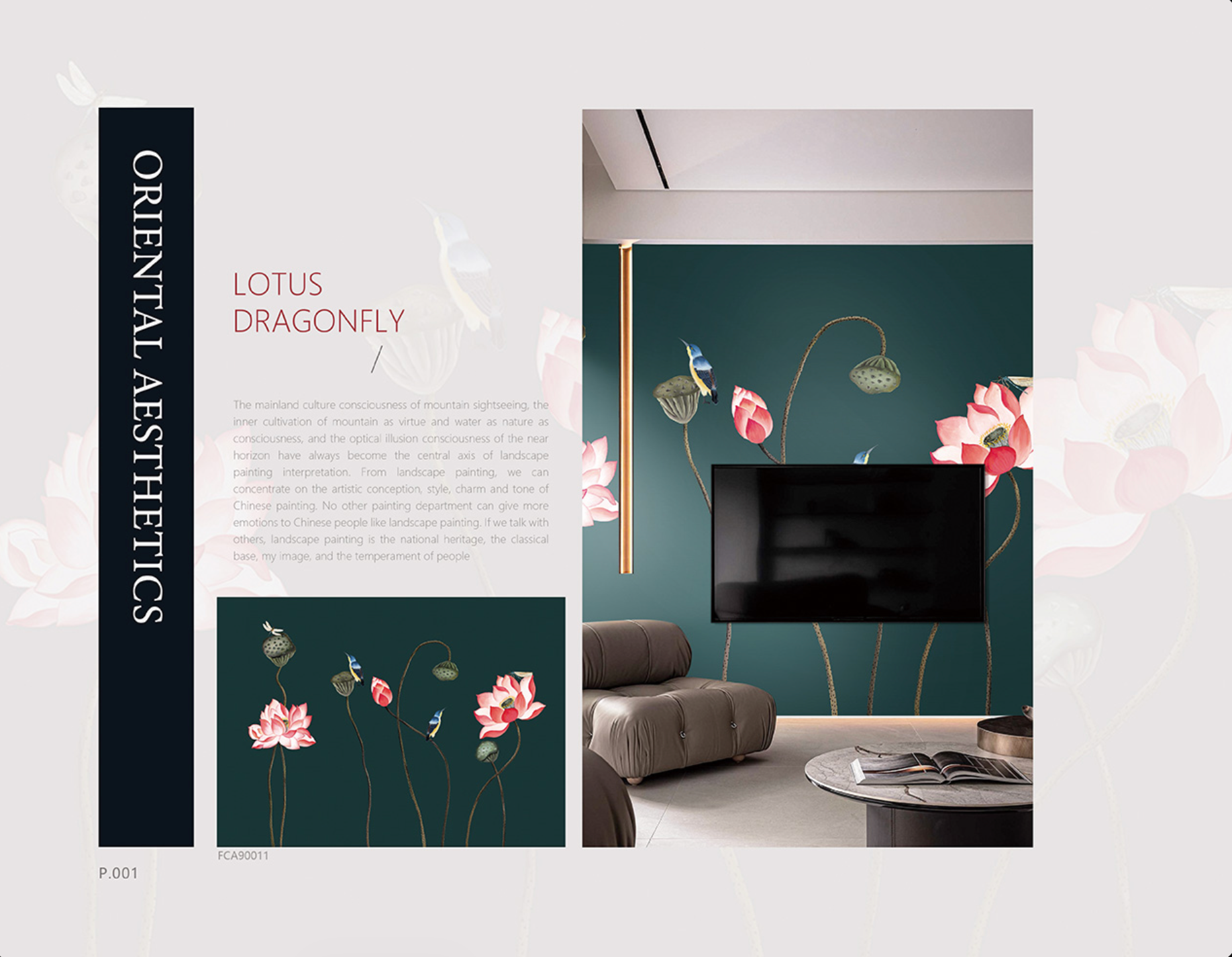 Chinoiserie Aesthetics Mural collection