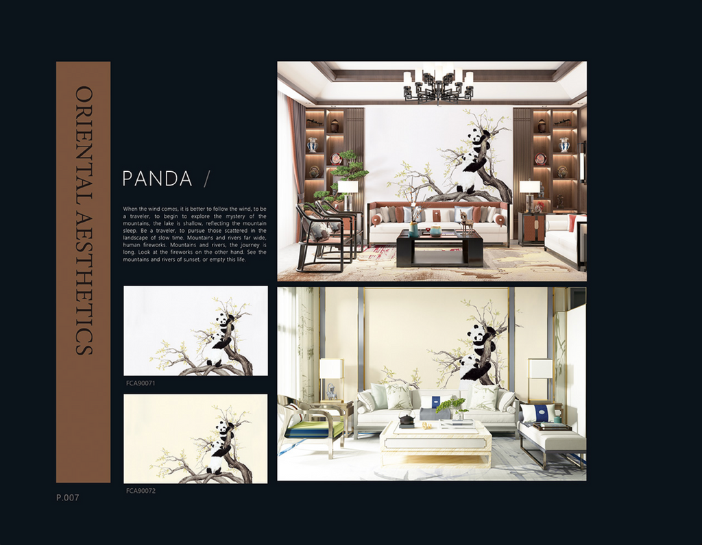 Chinoiserie Aesthetics Mural collection