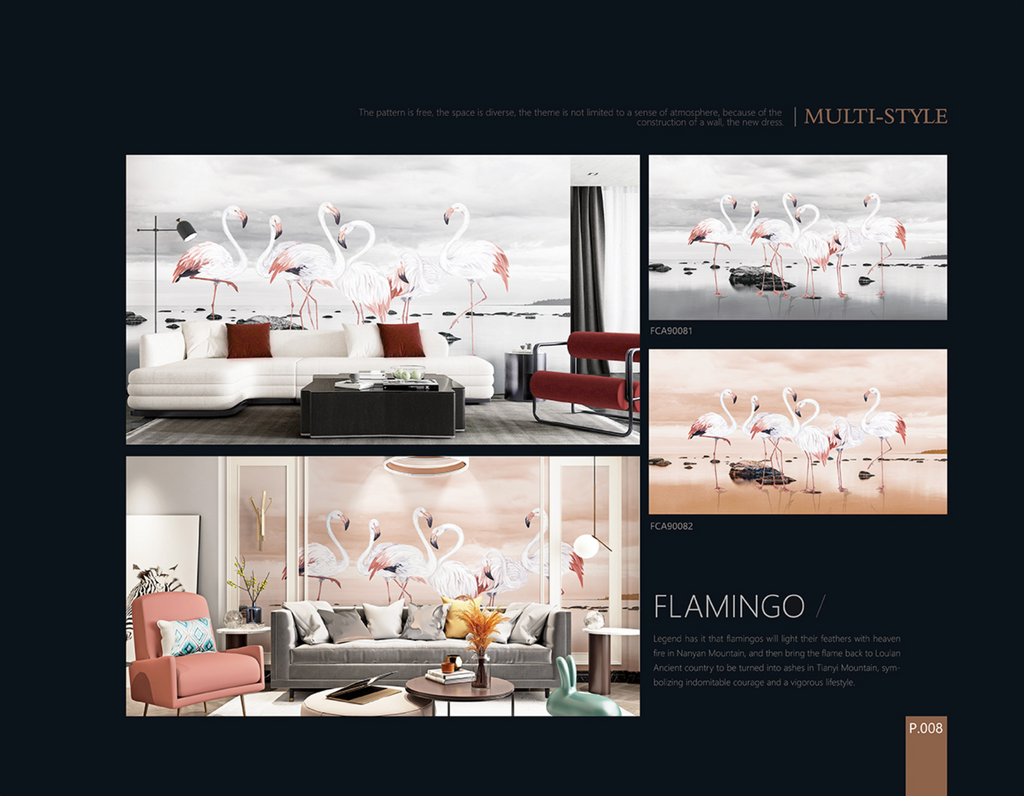 Chinoiserie Aesthetics Mural collection