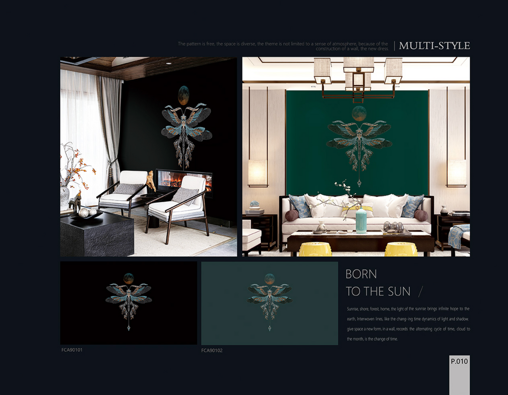 Chinoiserie Aesthetics Mural collection