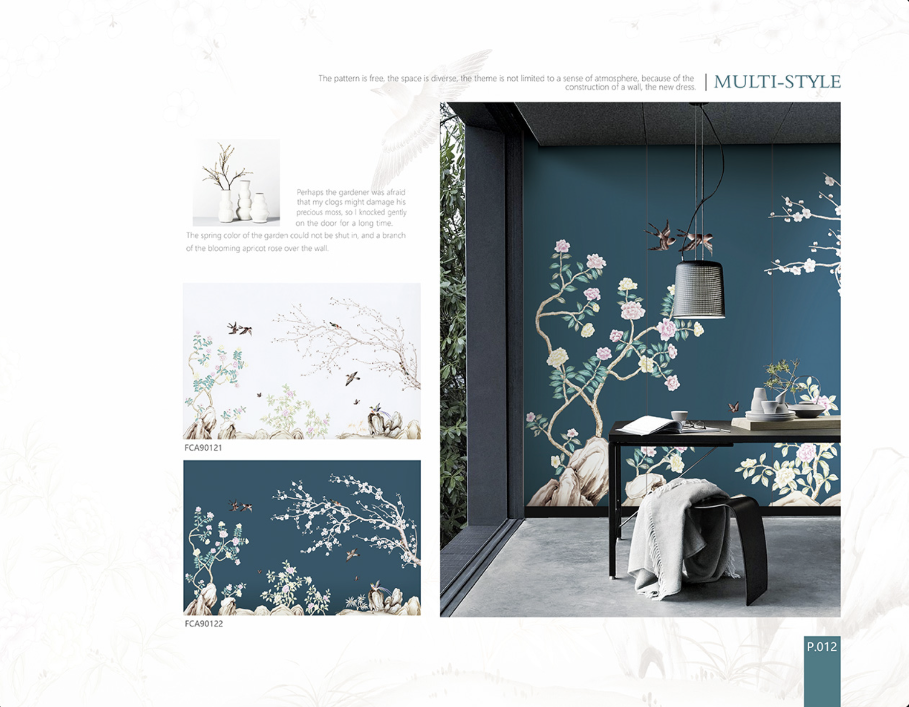 Chinoiserie Aesthetics Mural collection