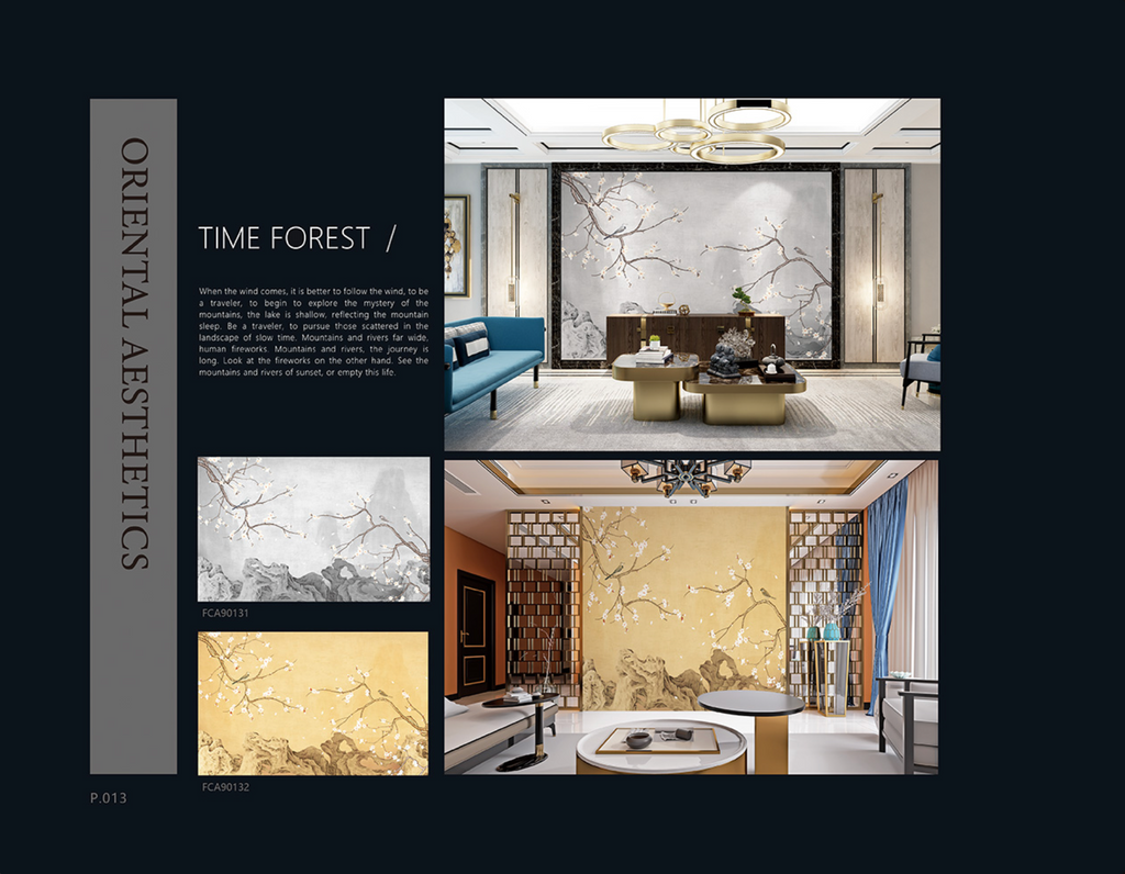 Chinoiserie Aesthetics Mural collection