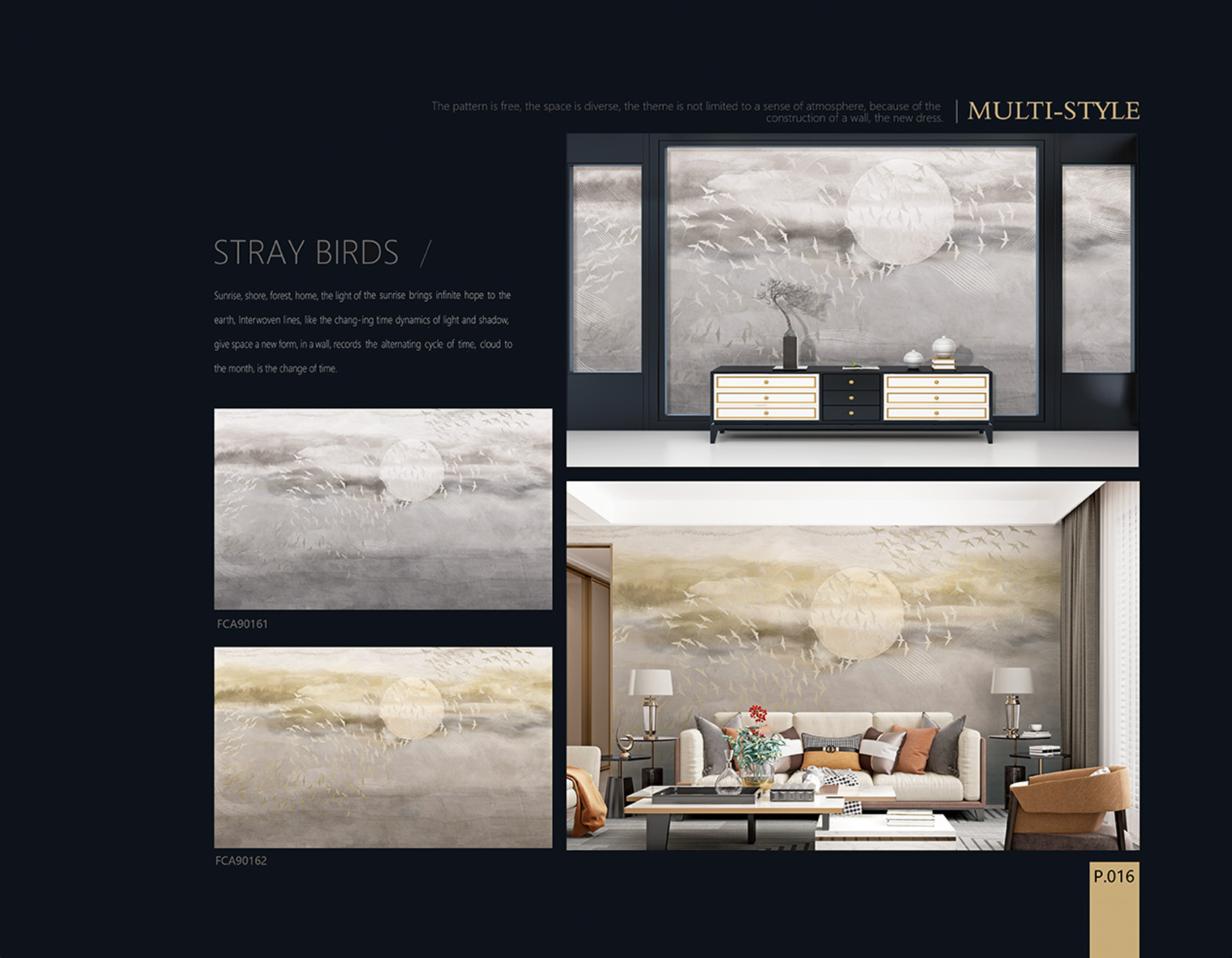 Chinoiserie Aesthetics Mural collection