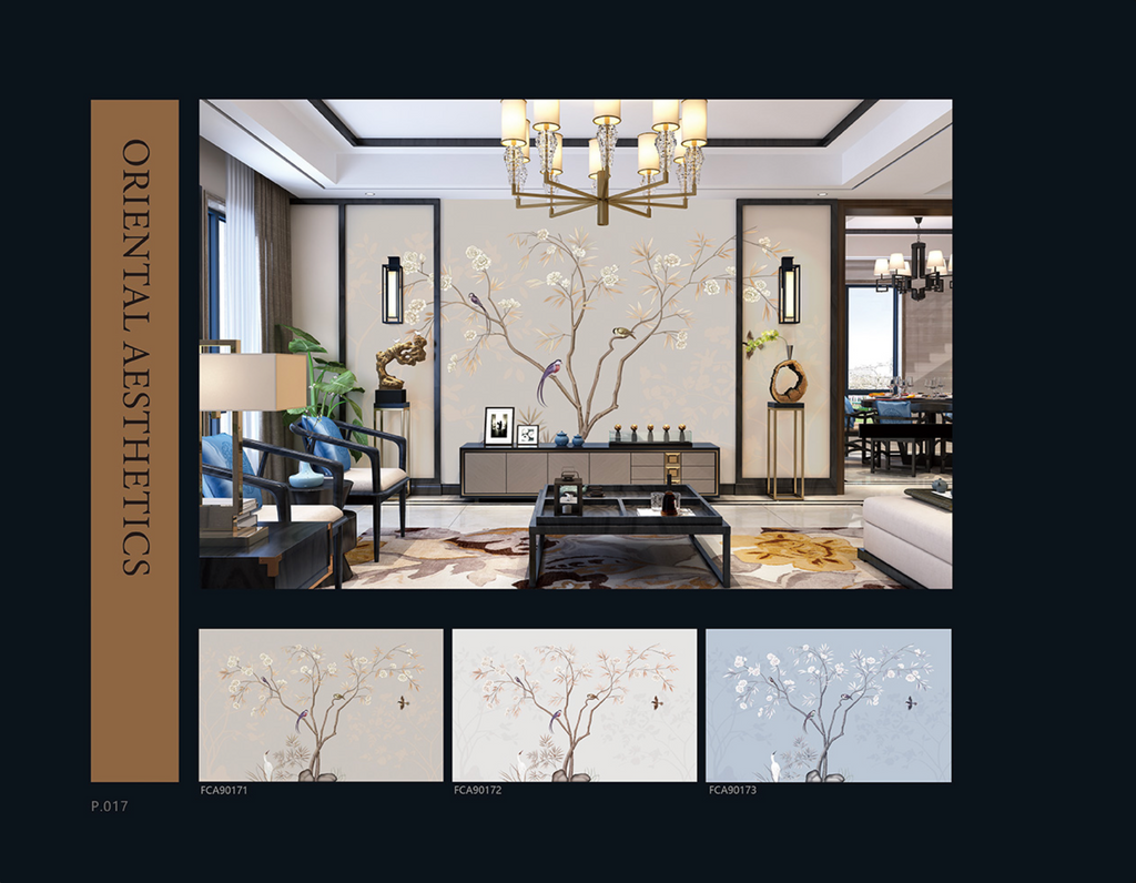 Chinoiserie Aesthetics Mural collection