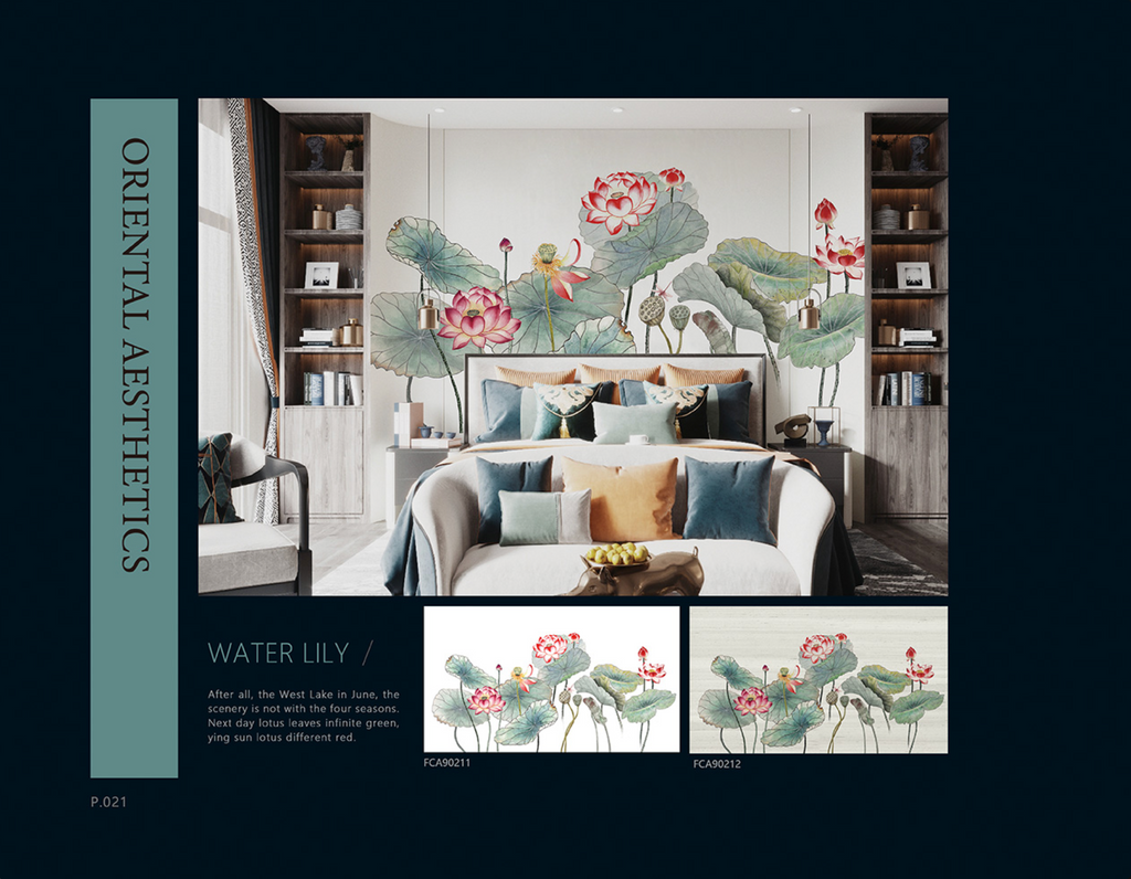Chinoiserie Aesthetics Mural collection