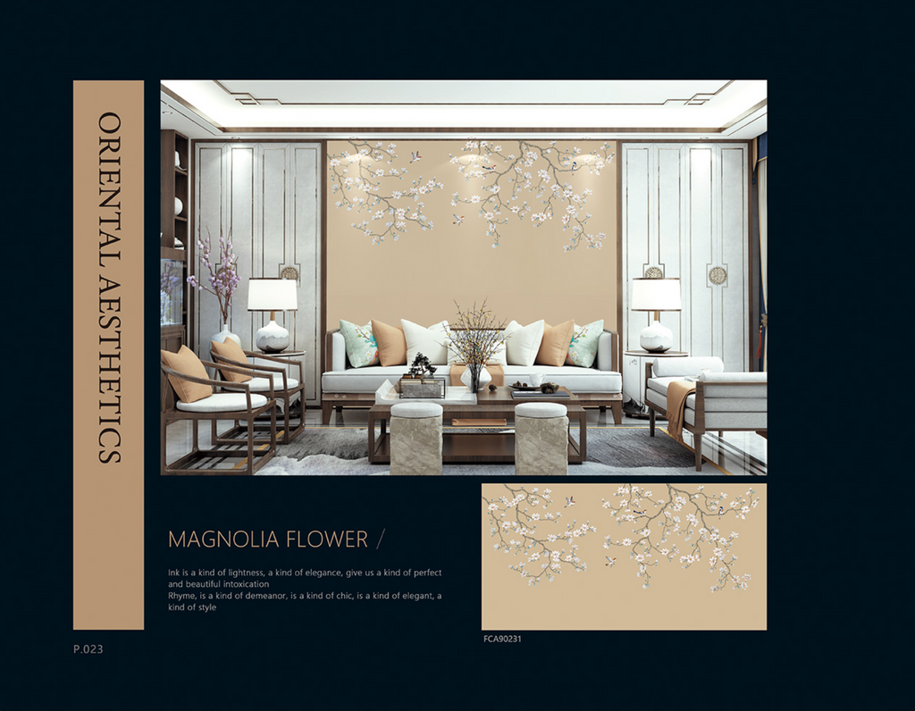 Chinoiserie Aesthetics Mural collection