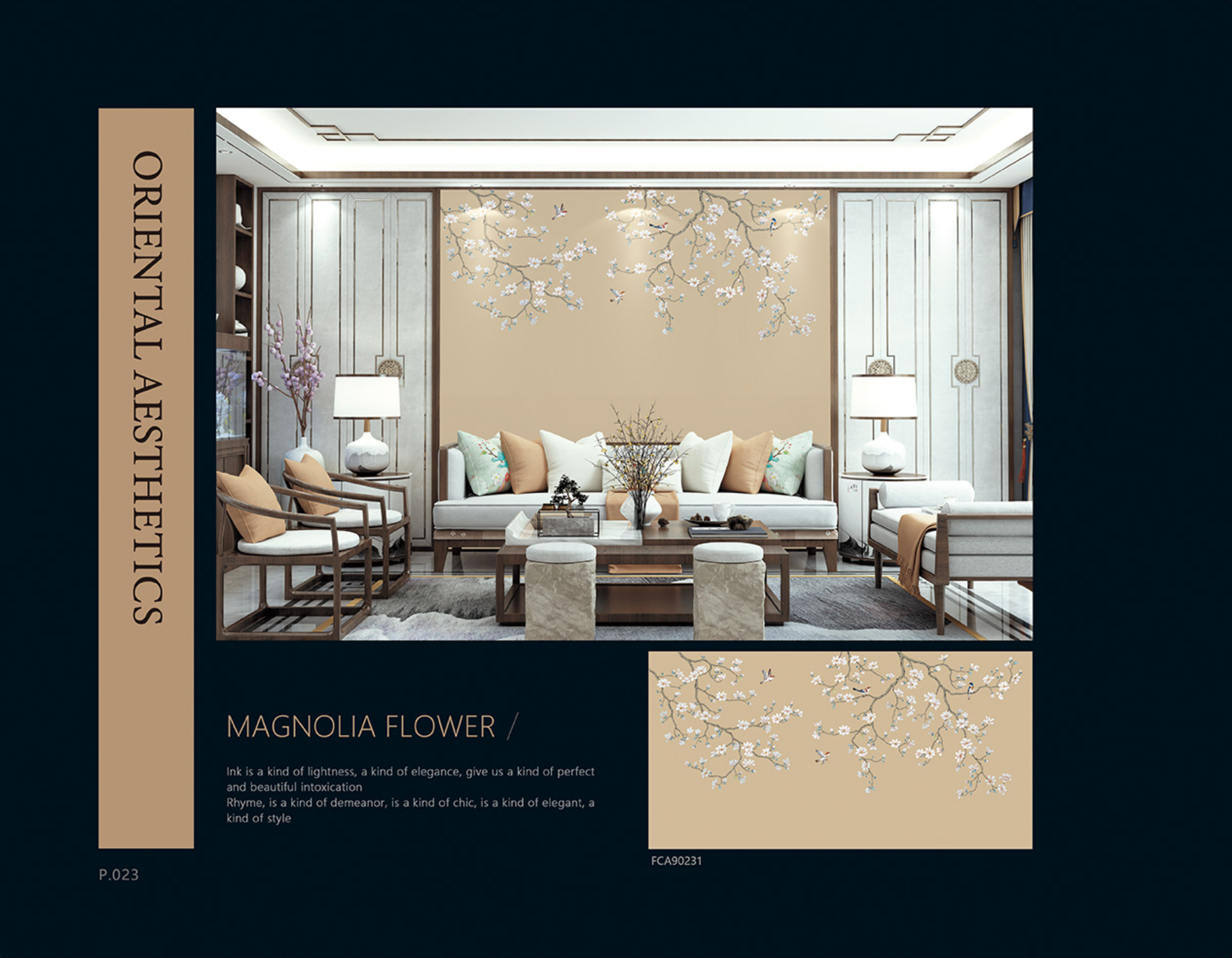 Chinoiserie Aesthetics Mural collection