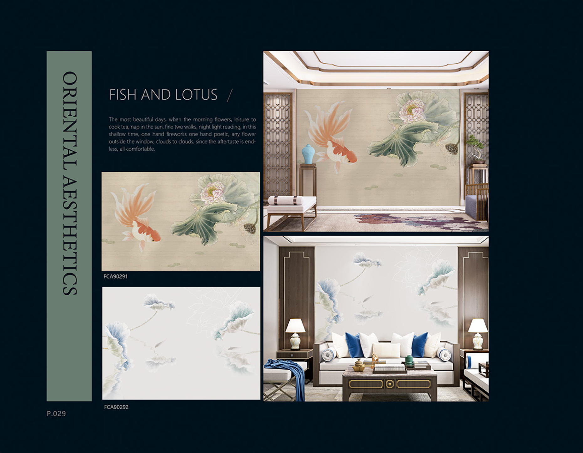 Chinoiserie Aesthetics Mural collection