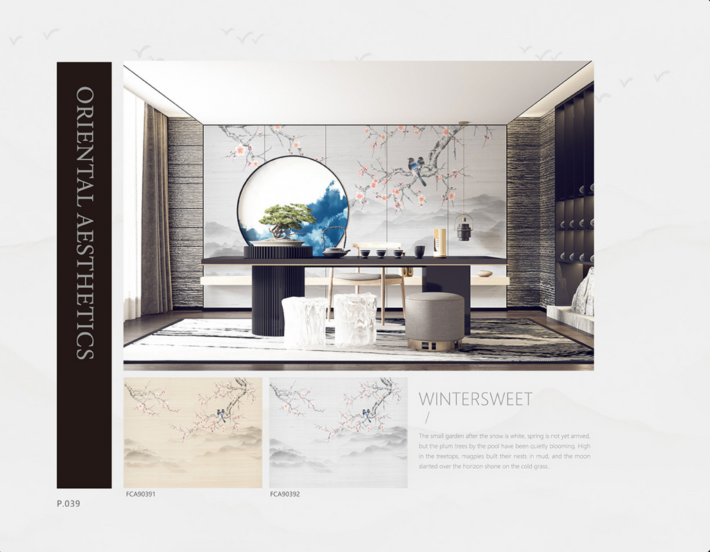 Chinoiserie Aesthetics Mural collection