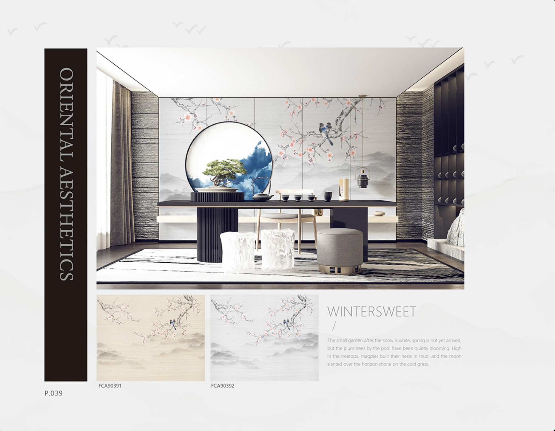 Chinoiserie Aesthetics Mural collection