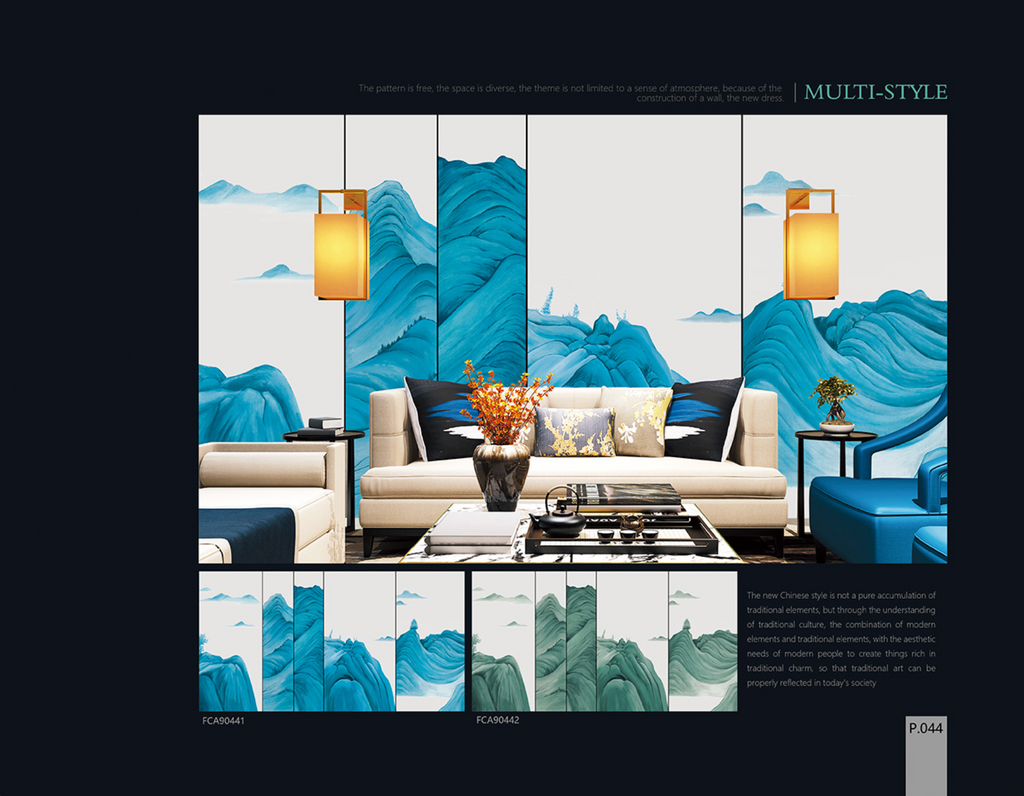 Chinoiserie Aesthetics Mural collection