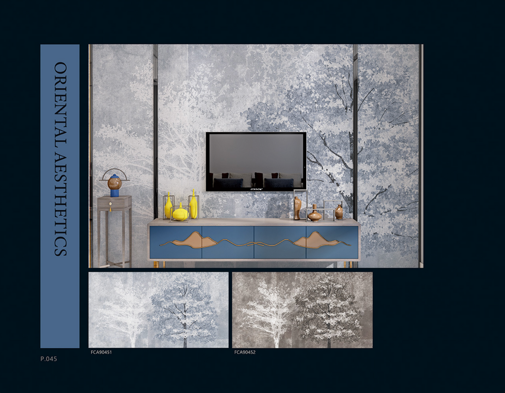 Chinoiserie Aesthetics Mural collection