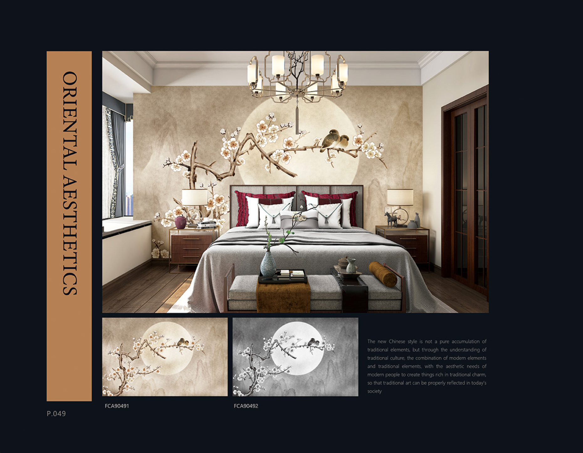 Chinoiserie Aesthetics Mural collection