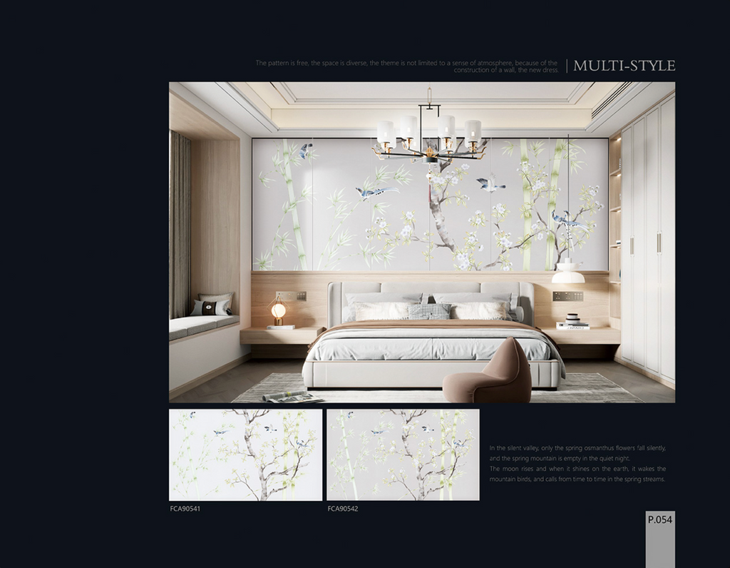 Chinoiserie Aesthetics Mural collection