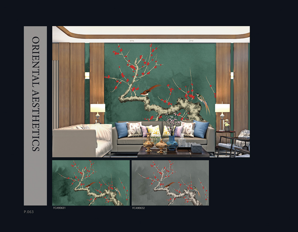 Chinoiserie Aesthetics Mural collection
