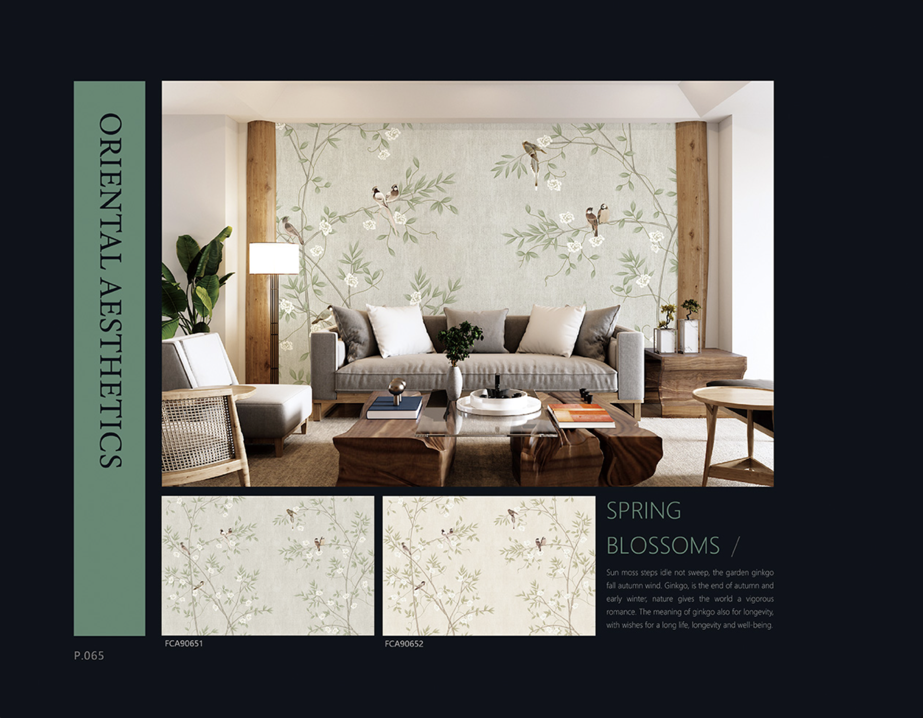 Chinoiserie Aesthetics Mural collection