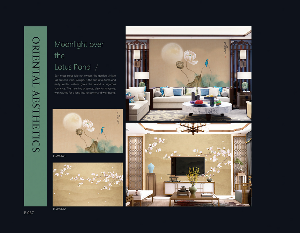 Chinoiserie Aesthetics Mural collection