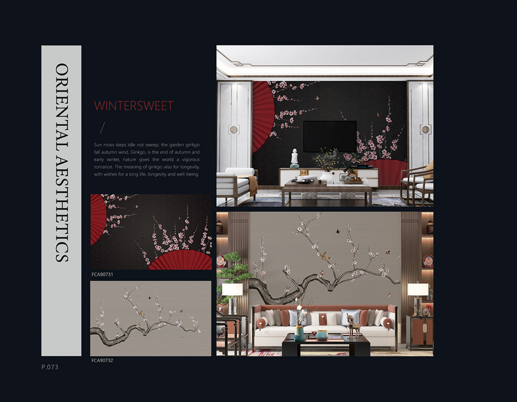 Chinoiserie Aesthetics Mural collection