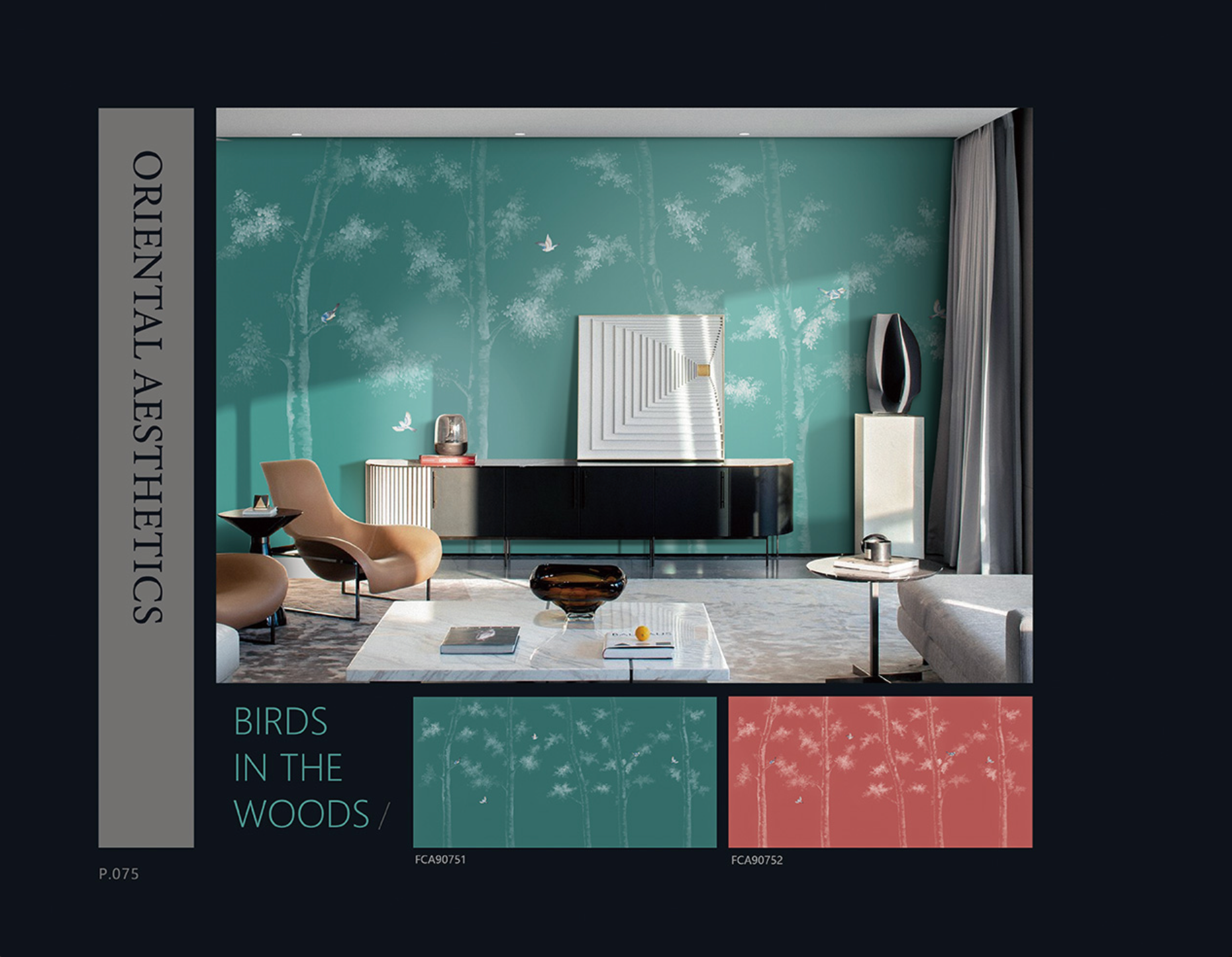 Chinoiserie Aesthetics Mural collection