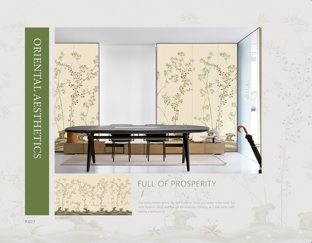 Chinoiserie Aesthetics Mural collection