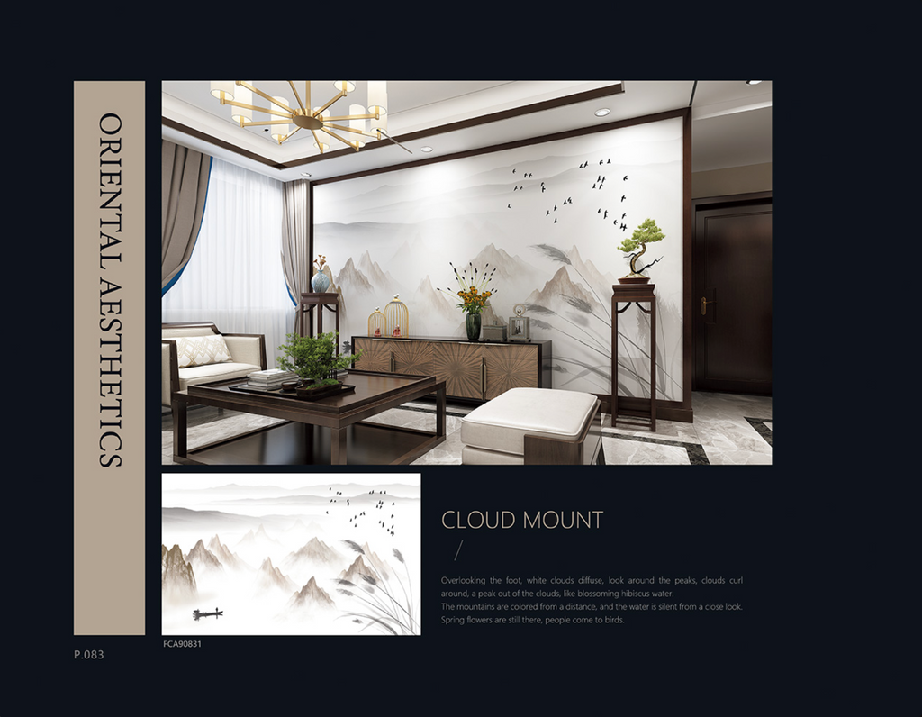Chinoiserie Aesthetics Mural collection