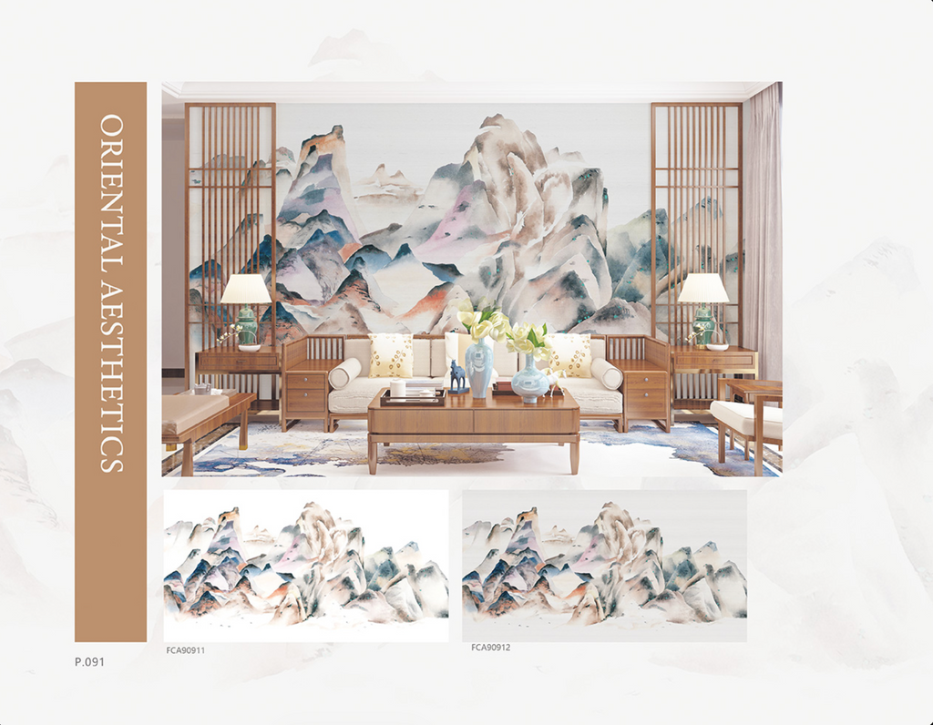 Chinoiserie Aesthetics Mural collection