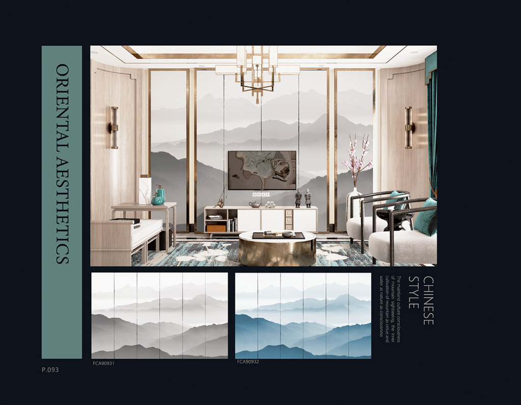 Chinoiserie Aesthetics Mural collection