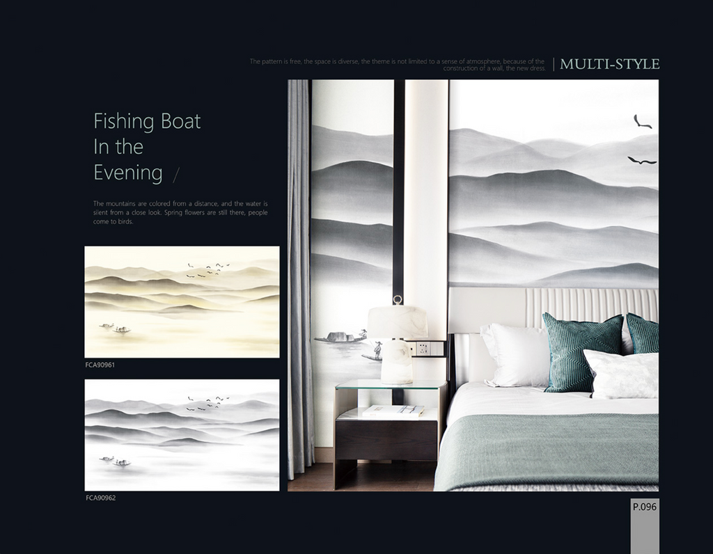 Chinoiserie Aesthetics Mural collection