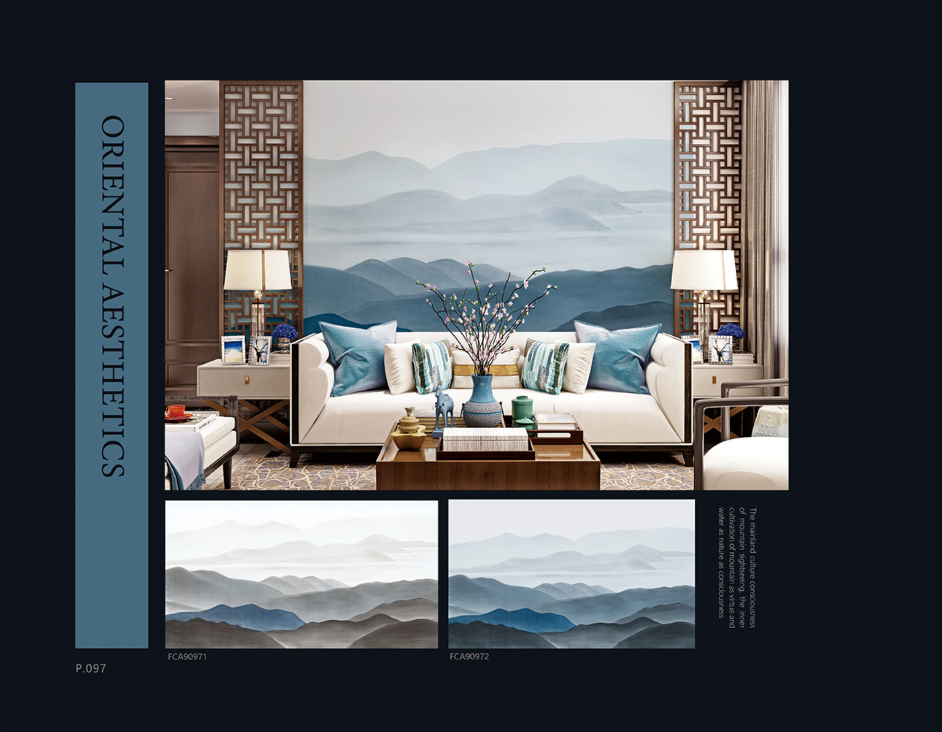 Chinoiserie Aesthetics Mural collection