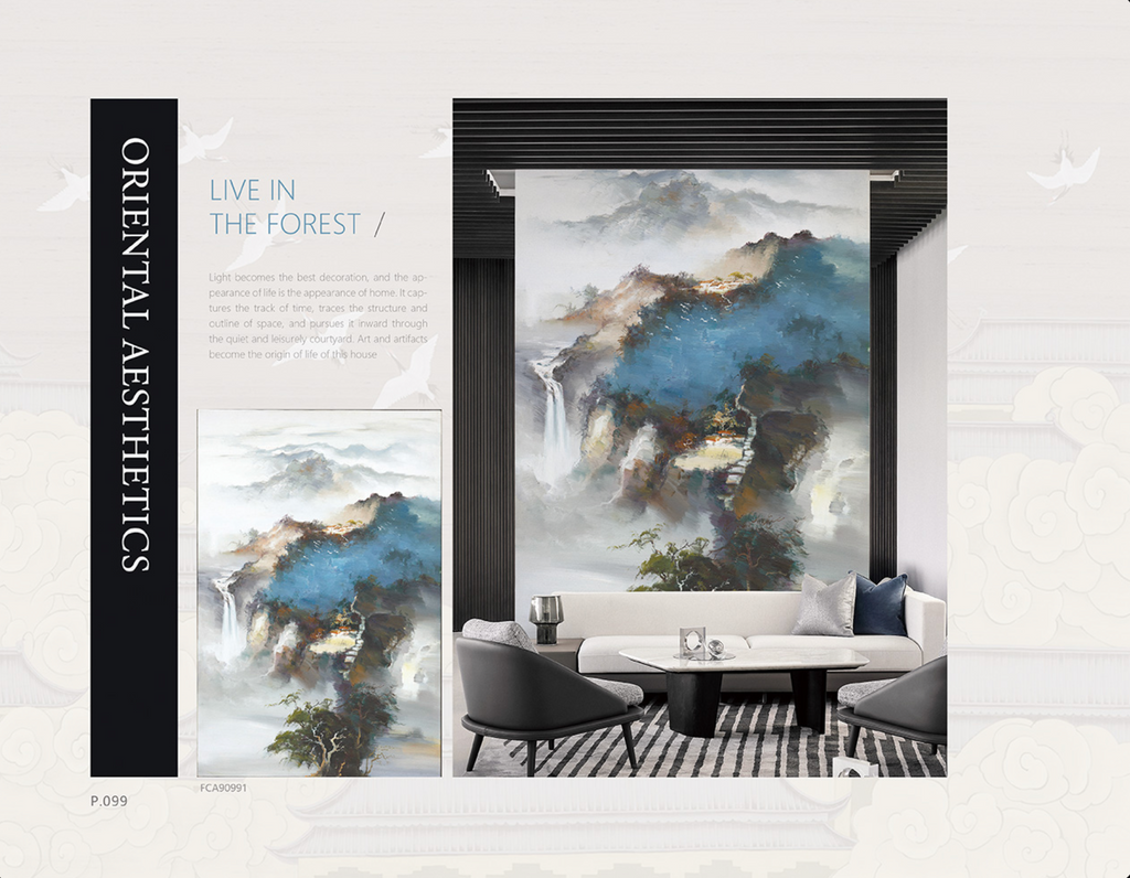 Chinoiserie Aesthetics Mural collection